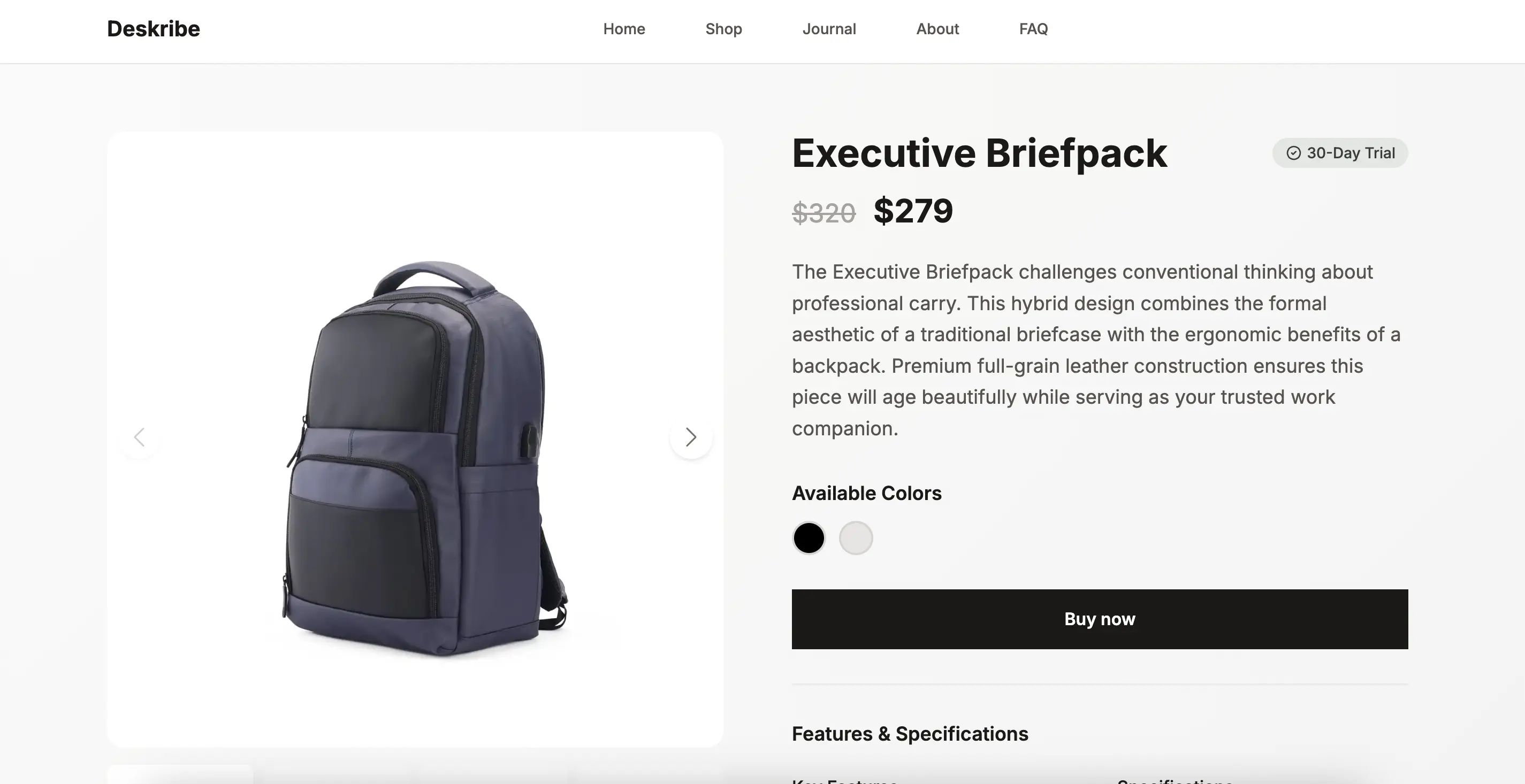 Deskribe Office Essentials - Secondary View