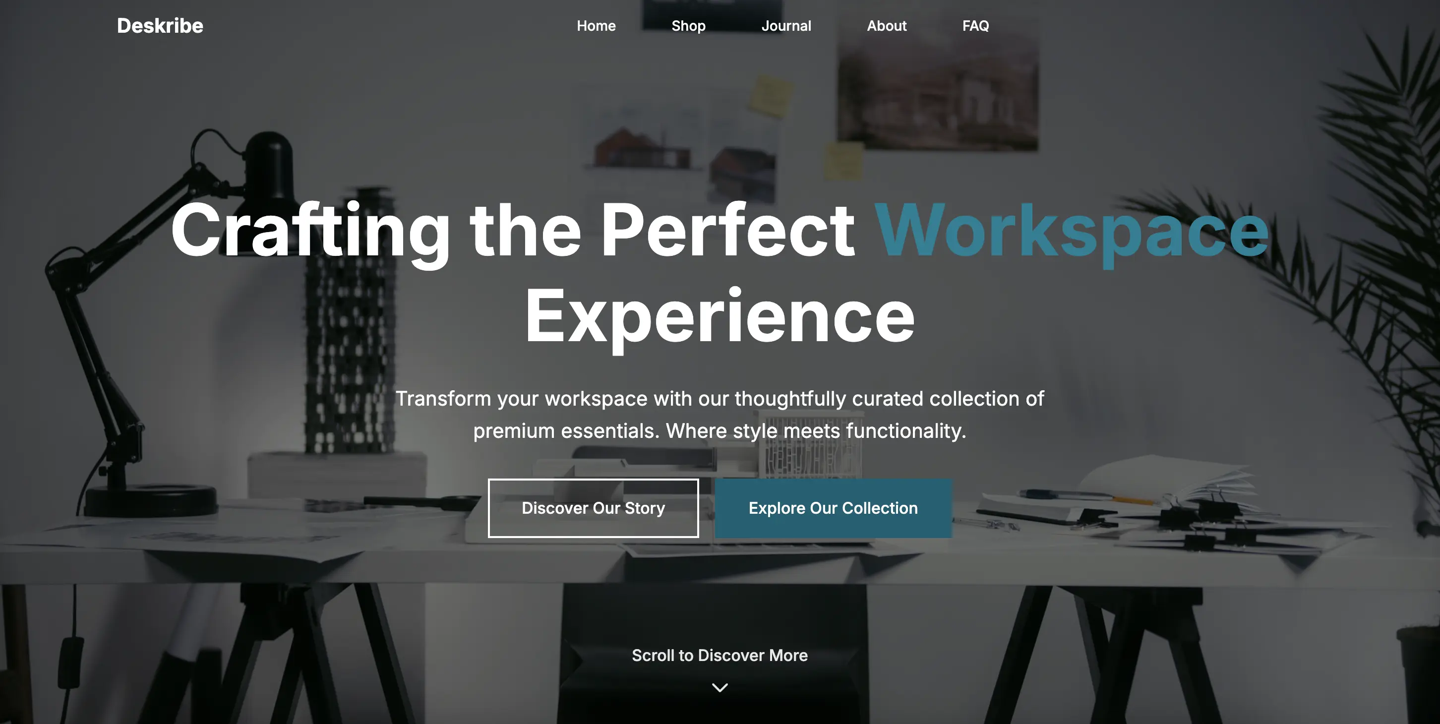 Deskribe Office Essentials - Main View